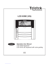 Teletek electronics LCD 63VG Operation User's Manual