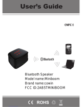 Shenzhen MeiDong Acoustics Miniboom User manual