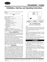 Carrier Thermidistat User manual