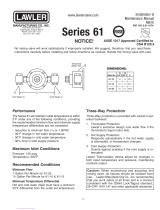 Lawler 61-15 Installation & Maintenance Manual