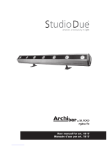 STUDIO DUE ARCHIBAR-SL100 RGBW/FC User manual