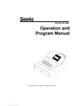 Sam4s ER-380 User manual