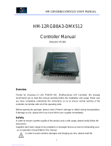 JS Led Power HM-12RGB8A3-DMX512 User manual