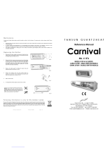 Tansun Quartzheat Carnival CARN4 1X750H Reference guide