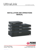 Rose electronic UltraLink Lite UL-LV3 User manual