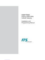 ITS Telecom CGW-T Installation And Programming Manual
