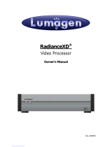 Lumagen RadianceXD Owner's manual