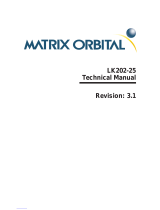 Matrix Orbital LK202-25-USB Technical Manual