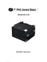 Phil Jones Bass BASS CUB Owner's manual