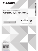 Daikin FDMQ09RVJU Operating instructions