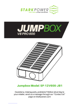 Starkpower Jumpbox V8 PRO 600 SP-12V600-JB1 User manual