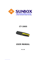 Sunbox CT-2005 User manual
