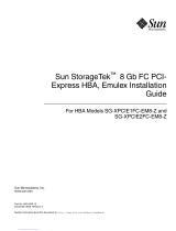 Sun Microsystems StorageTek SG-XPCIE2FC-EM8-Z User manual