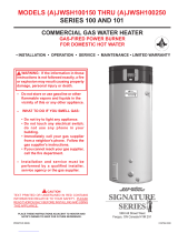 John Wood Water Heater JWSH100150 User manual