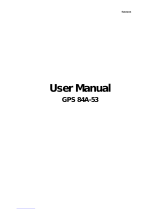 YF GPS 84A-53 User manual
