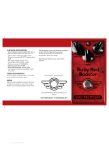Mad Professor Ruby Red Booster Owner's manual