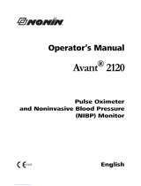 Nonin 2120 User manual