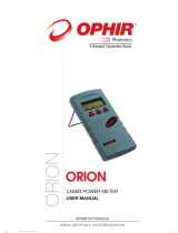 OPHIR Orion User manual