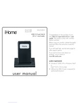 iHome IH-U515FB User manual