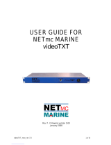 NETmc Marine videoTXT User manual
