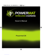 Powermat 2X Owner's manual