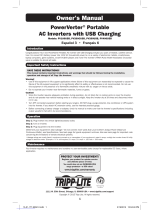 Tripp Lite PowerVerter® Portable AC Inverters Owner's manual