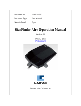 Laipac StarFinder Aire Operating instructions