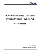Asoni SVR611 User manual