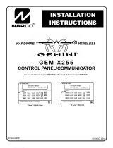 NAPCO Gemini GEM-K1CA Installation Instructions Manual