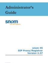 Snom 4S Media Server Administrator's Manual