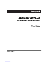 ADEMCO Ademco VISTA-40 User manual