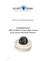 Security Tronix ST-D600IR2812-HB Installation guide