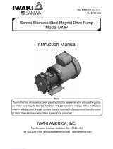 IWAKI AMERICA Sanwa MMP User manual