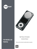 MPMan FIESTA 2 2GB Owner's manual