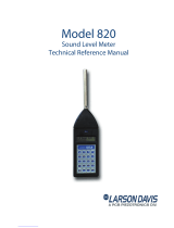 Larson Davis 820 Technical Reference Manual