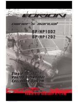 Orion BP-HP12D2 Owner's manual
