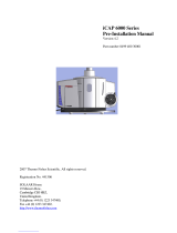 Thermo Scientific iCAP 6000 Series Preinstallation Manual