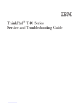 IBM THINKPAD T40 Service And Troubleshooting Manual
