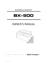 Seiko Precision BX-900 Owner's manual