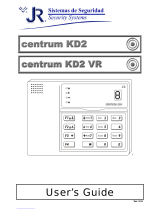 JR Security Systems centrum KD2 VR User manual