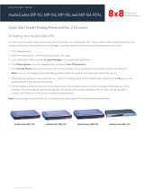 8x8 Inc MP-124 Quick start guide