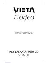 VIETA L'orfeo VTM75S Owner's manual