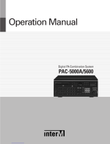 Inter-m PAC-5600 Operating instructions