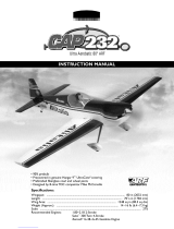 Hangar 9 Cap232 User manual