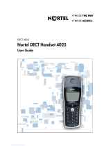 Nortel Networks 4025 User manual