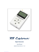 RF Explorer 433M User manual