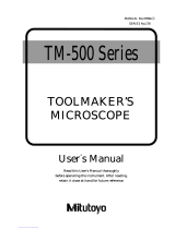 Mitutoyo TM-500 Series User manual