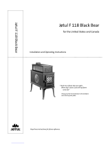 Jøtul F 118 Black Bear Installation And Operating Instructions Manual