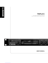 TC Electronic Triple C User manual