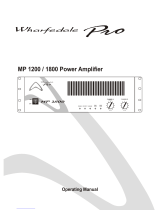 Wharfedale mp 1200 User manual